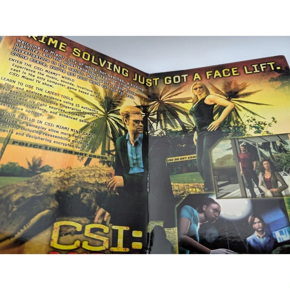CSI MIAMI PC CD-ROM 3 Game Lot CRIME SOLVING, Miami Sealed New +‎ Dark Motives